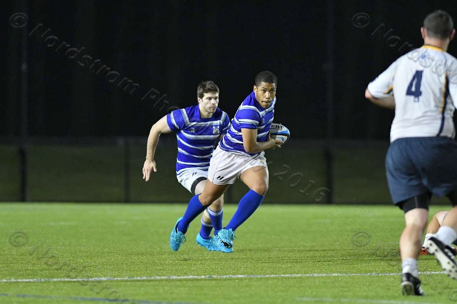 Wheaton Men\'s Rugby vs Mass Maritime.  Photo by Keith Nordstrom